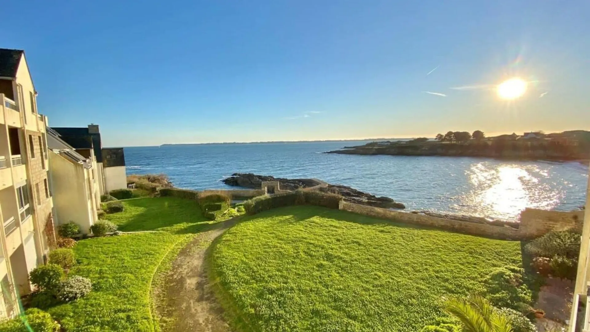 Superbe T3 Cosy Vue Mer 180 Ploemeur Γαλλία