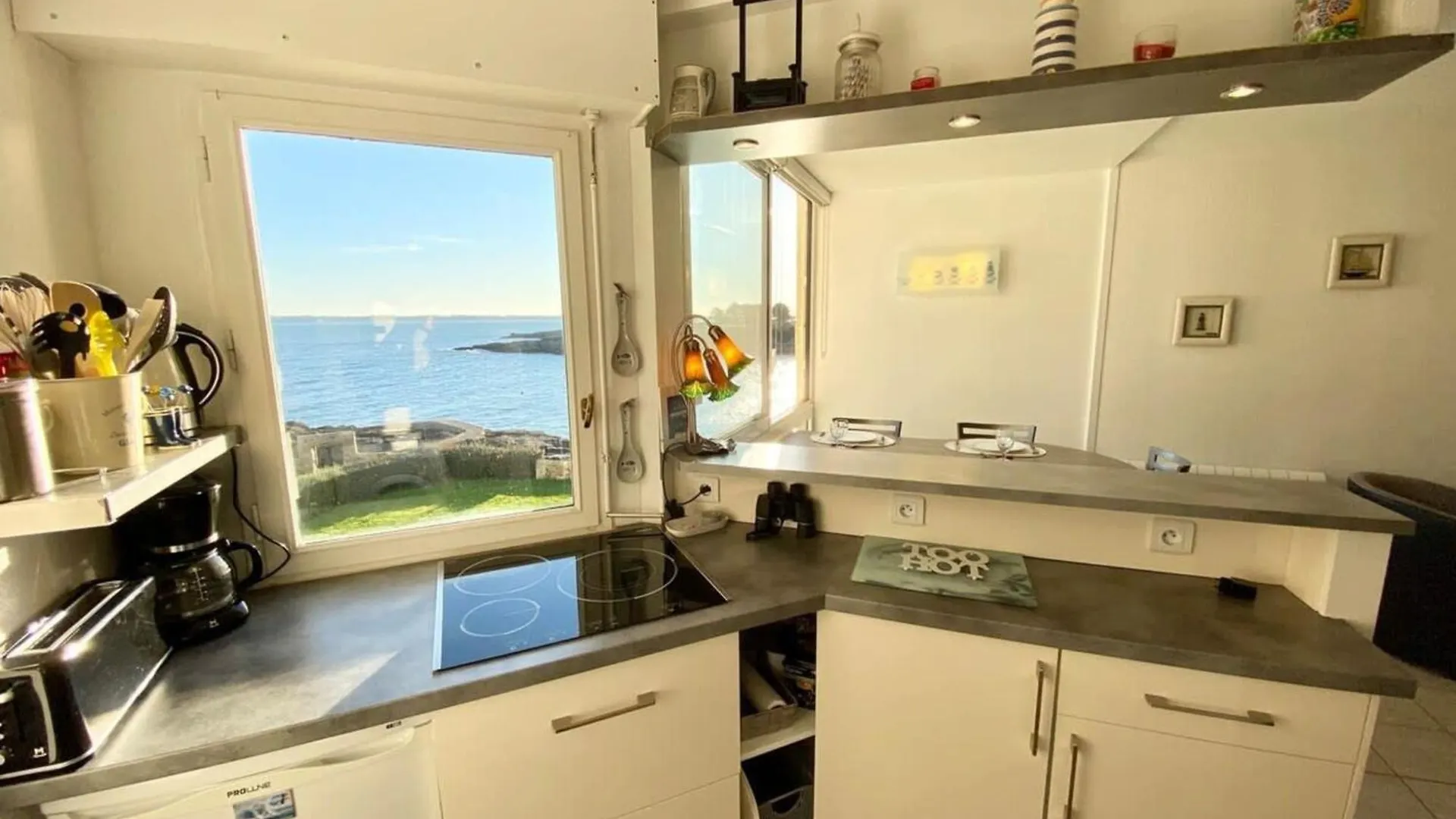 Superbe T3 Cosy Vue Mer 180 Ploemeur 0*,  Γαλλία